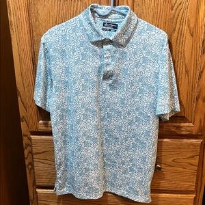 Hogan Blue and White Polo Shirt
